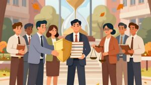 Профсоюзный представитель помогает преподавателю, обеспечивая защиту трудовых прав в сентябре в университете